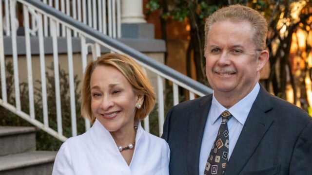 Georganne Vartorella, M.D. (C’73, M’82) and her husband, Richard Statesir, M.D.,